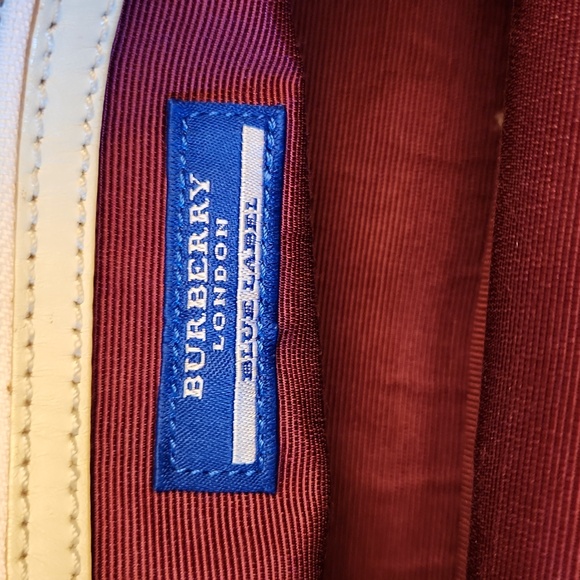 BURBERRY BLUE LABLE VINTAGE HAND BAG/ W COA - Picture 15 of 15
